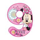 Minnie Mouse Number 9 Edible Icing Image